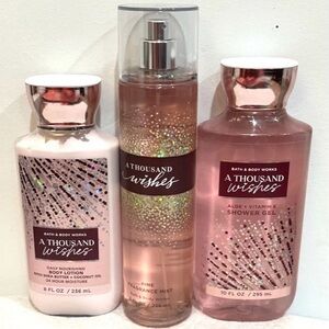 Bath & Body Works A Thousand Wishes Pink Collection